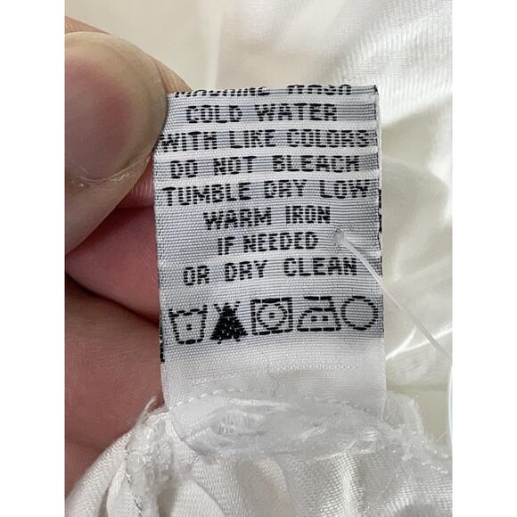 Velvet Heart Shirt Womens 1X White Tencel Button Front Long Sleeve Roll Tab Soft - Picture 8 of 9